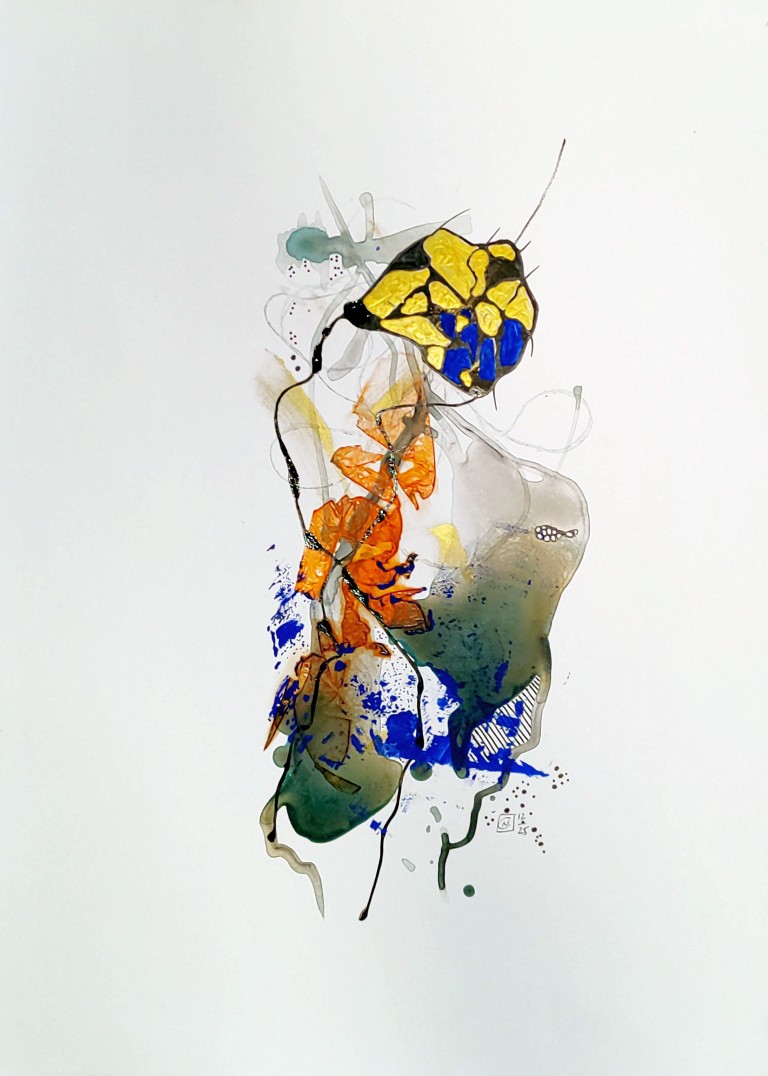 20x30, acryl auf steinpapier